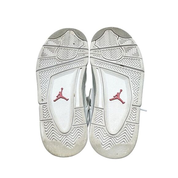 🔃Air Jordan 4 Retro White Basketball Sneakers - Picture 7 of 9